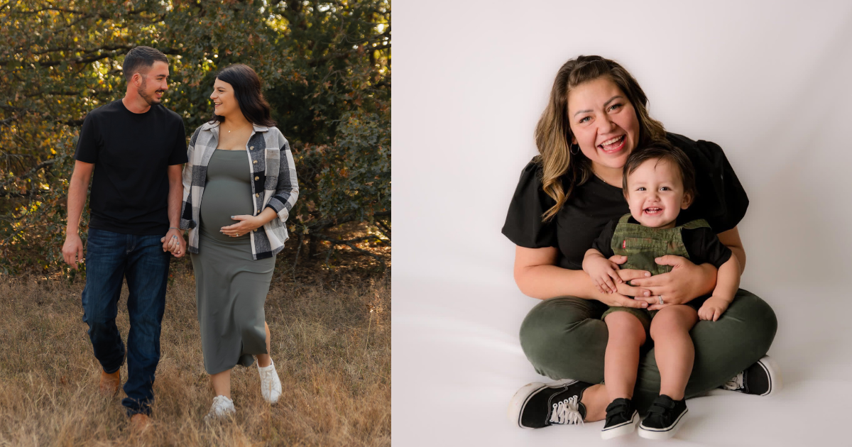 Katy Wittman, pictured left with her husband Collin, and Melissa Pipestem, pictured right with her son, are two Ponca City mothers who hope their infertility journeys will give others hope and courage to take the next step.