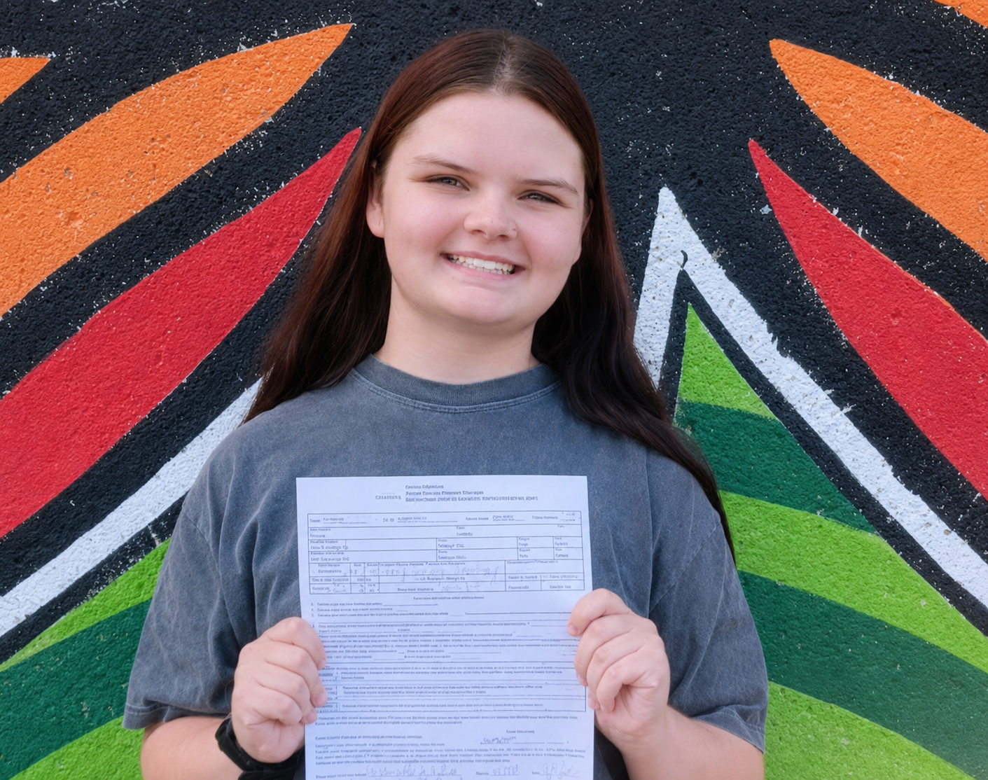 Libby after getting driver's license